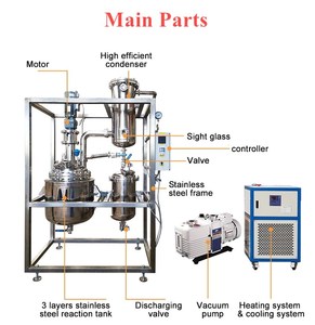 Sürekli etanol kurtarma ekipmanları paslanmaz çelik Decarboxylation reaktör kondenser ısıtıcı ve Chiller - Product Image 2