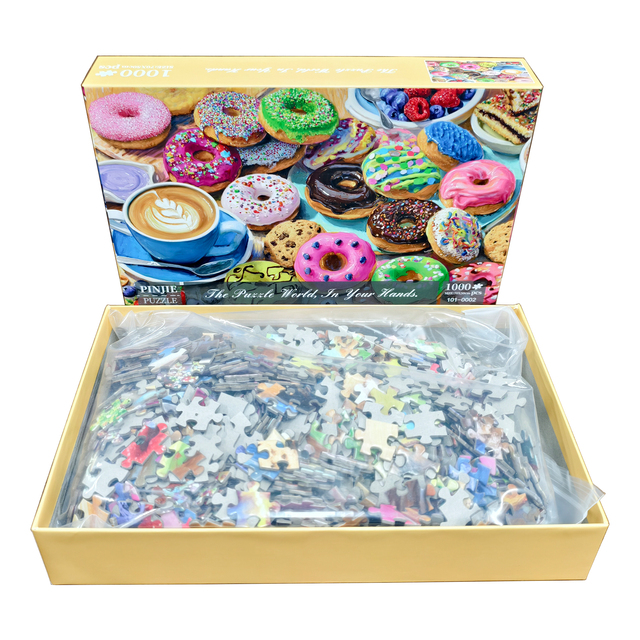 Wholesale Custom Educational Paper Jigsaw Puzzle for Adults 1000-2000 Pieces Custom Printing Factory Supplier