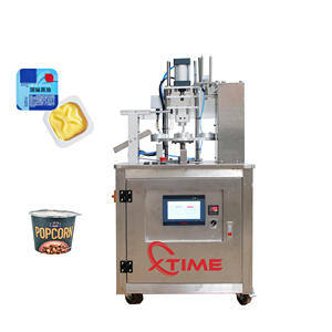 Machine de scellage thermique semi-automatique manuelle Xtime pour capsules de café <span class=keywords><strong>Nespresso</strong></span>, bols, bocaux, films PET, PE, PVC et feuilles d'aluminium - Product Image 1