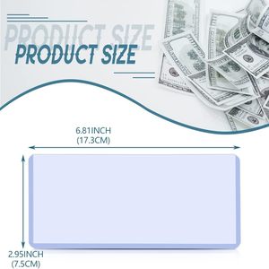 ซองใส่ธนบัตรแบบใส PVC ขนาดสั่งทำพิเศษ หนา 0.35 มม. สำหรับใส่เงิน - Product Image 5