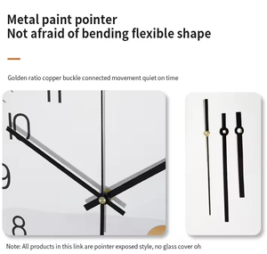 Venta caliente reloj de lujo <span class=keywords><strong>pintura</strong></span> de porcelana de cristal impermeable y antiincrustante Reloj de pared <span class=keywords><strong>pintura</strong></span> decorativa moderna - Product Image 3