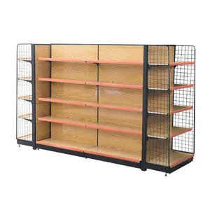 Customized Anaquel Supermarket Gondola Shelves Sample Display Stand Convenience Store