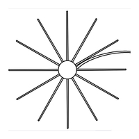Projecteur led avec feu d'artifice pour noël, lampe avec contrôle numérique, vente directe d'usine