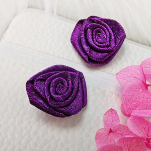 Precio de fábrica, lazos morados coloridos personalizados, Material de nailon, corbatas prefabricadas para decoración de árboles de Navidad, accesorios de ropa interior - Product Image 1