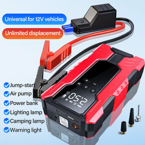 Compact Auto Jumper 2000a Car Battery Booster 150psi Bomba de aire Luz LED Inflado de neumáticos Coches Motocicletas 99800mAh Jump Starter - Product Image 3