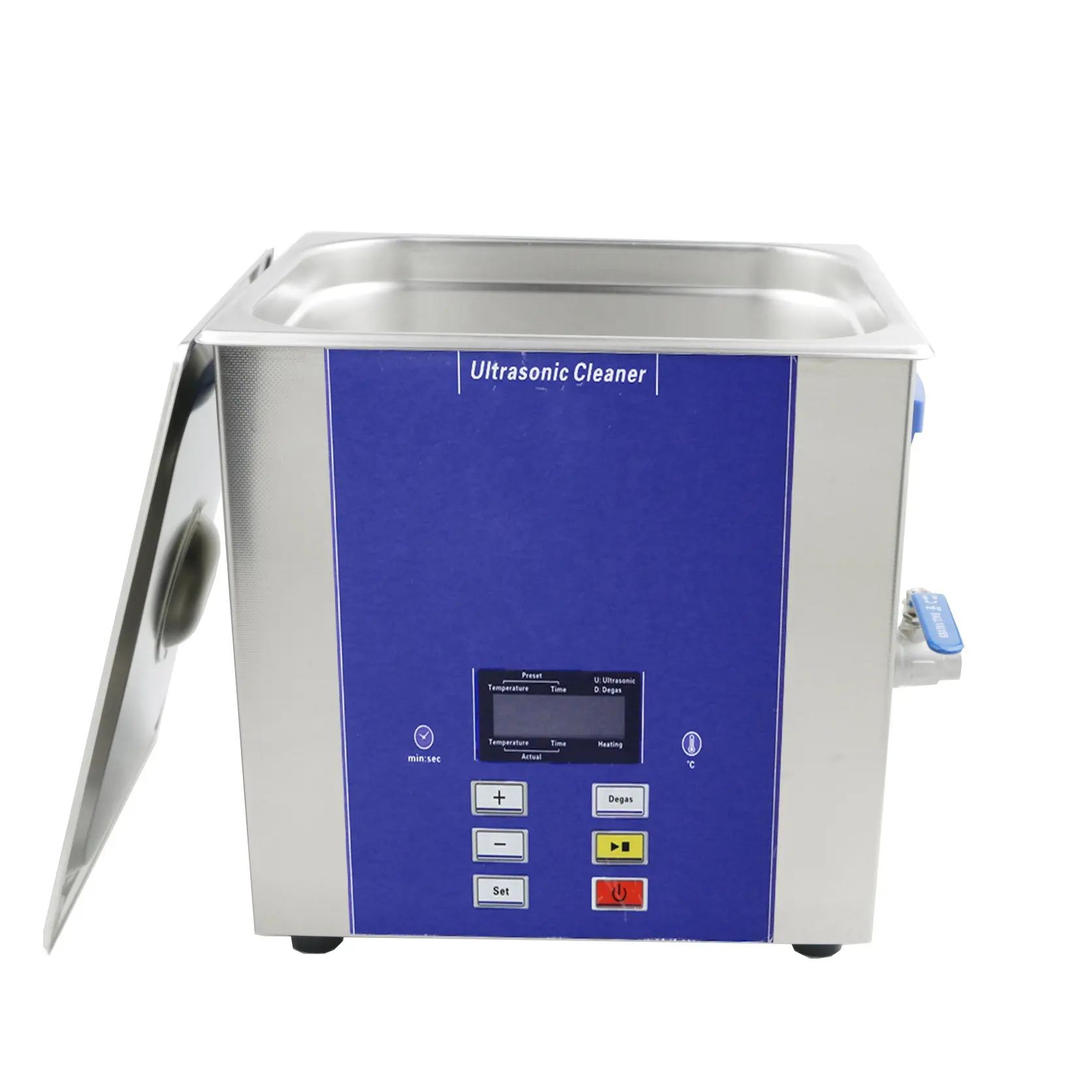 40 khz strong cavitation bubbles implode washing Stainless Ultrasonic Cleaner Ultra Sonic Cleaning Tank w/h Timer Heater