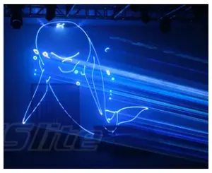 2023 높은 프로젝트 클럽 웨딩 애니메이션 Lazer 3D ILDA DJ 2w 레이저 조명 디스코 LED 무대 조명