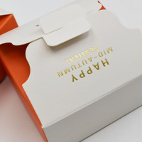 Boîte de cadeau de bonbons personnalisée de luxe avec logo estampé