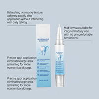 Gel para el cuidado de las encías que cuida los dientes, limpia cómodamente, elimina las manchas y refresca el aliento