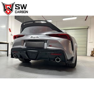 Sợi Carbon saiwa thiết kế phía sau cánh cho TOYOTA SUPRA <span class=keywords><strong>gr</strong></span> A90 A91 MK5 thân cây Lip Spoiler khí động học Kit - Product Image 6