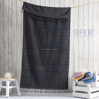 Serviettes de plage turques Peshtemal en coton tissé, séchage rapide, effet vieilli, fabrication turque, vente en gros