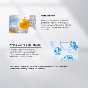 ZXIUER Salon-Size Antioxidante Astaxantina <span class=keywords><strong>Avena</strong></span> Beta Glucan Dual-Anti Aging Toner Dry Sensitive Skin Brightening Face Serum - Product Image 4