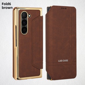 เหมาะสำหรับ Samsung Fold6: เคสพร้อมฟิล์มกันรอยในตัว, ฝาพับ, ระบบปิดแม่เหล็ก และคุณสมบัติระบายความร้อน - Product Image 3