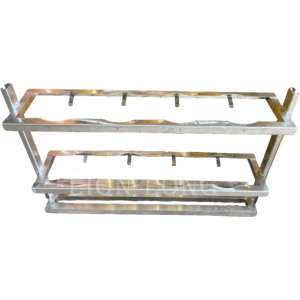 3 Inch 5 Shots Slot Frame Tubes Firework Shells Fiberglass Display Rack