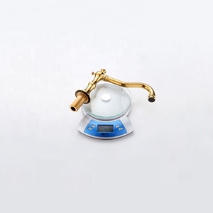 Mélangeurs de robinets de salle de bains, mitigeurs de luxe en laiton à 3 trous, bassin en or à double poignée robinet d'eau froide et chaude GF957 - Product Image 3