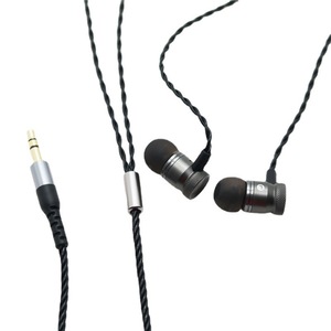 หูฟังแบบมีสายสีดำ ตอบสนองความถี่ 20-20K สำหรับการเล่นเพลงและการฟังแบบไลฟ์สตรีมมิ่ง - Product Image 2