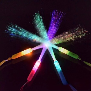 Colorful Changing <b>Light</b> Stick <b>LED</b> Glow Stick Concert Fiber Optic Fiber Rod <b>Bar</b> Party Wedding Festival Concert Atmosphere Props - Product Image 3