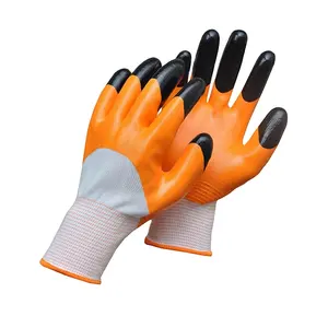 high quality hot sale custom-made comfortable women red nitrile gloves