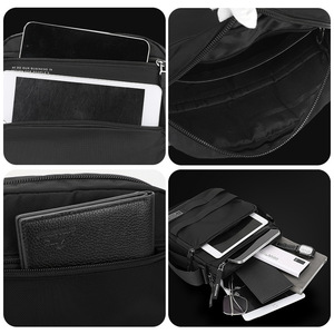 Sac bandoulière messager de haute qualité pour garçons, petit format, étanche et élégant, sac à l'épaule simple pour jeunes hommes - Product Image 6