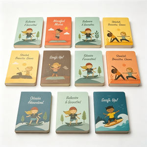 Vente en gros de cartes postales pour enfants personnalisées imprimées, livres amusants à colorier à l'aquarelle - Product Image 1