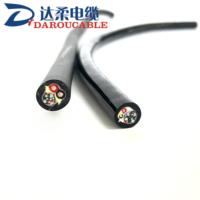 Câble Ethernet hybride en cuivre série Darou HPN, câble robotique composite haute flexibilité 2 alimentations + 8 conducteurs, gaine PUR pour chaîne porte-câbles