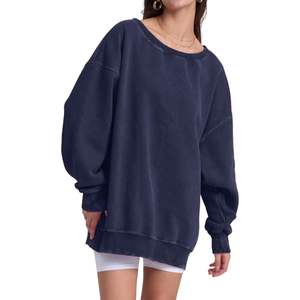 2025 <b>Women's</b> Vintage Acid Wash <b>Hoodie</b> Fleece Off-Shoulder <b>Hoodie</b> Heavyweight Jogger Set <b>Womens</b> Vintage Acid <b>Hoodie</b> Jogger Set - Product Image 1