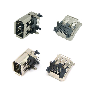 <span class=keywords><strong>1394</strong></span> <span class=keywords><strong>USB</strong></span> nối 6 pin/9 pin nam cắm để nữ ổ cắm SMT & hàn thiết bị đầu cuối gắn cho động cơ servo - Product Image 2