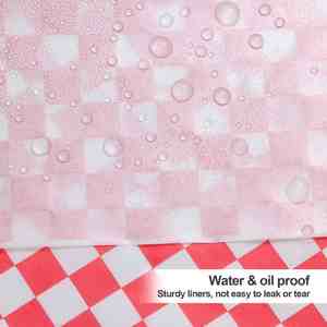 Papier d'emballage en papier ciré imprimé sur mesure, papier d'emballage pour aliments, hamburgers, sandwichs - Product Image 4