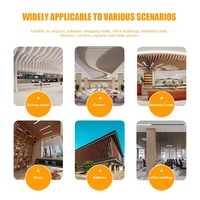 Plafonds décoratifs en faux aluminium pour hôtels et restaurants, dalles de plafond en aluminium, designs métalliques pour la décoration intérieure