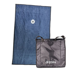 Tapis de prière musulman pliable avec <span class=keywords><strong>boussole</strong></span> Qibla, imperméable, pour voyage, Sejadah islamique, sangle d'épaule réglable, sac de transport - Product Image 1