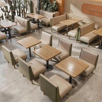Mobilier de restaurant commercial OEM ODM, mobilier de bar, mobilier de restauration rapide, mobilier de café, mobilier de salon modulaire, banquette, table à manger, ensemble de chaises