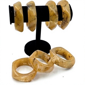Classic Acrylic Resin Bangle <b>Dog</b> Pattern <b>Ceramic</b> Handmade Trendy Premium Best Quality Stylish Unisex Jewelry Party Wedding Gifts - Product Image 2