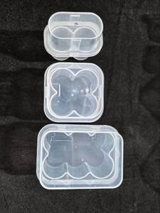 3ml 4 Vials Box Peptide Case <b>Container</b> 3ml*4 Vials Holder Transparent Freeze-dried Powder Vaccine Bottle Storage Plastic Box - Product Image 1