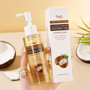 Aceite Corporal de Coco TWG, Superventas, Todo en Uno, 120 ml, Aceite Hidratante para Masajes Corporales, Aceite Corporal Humectante de Coco - Product Image 1