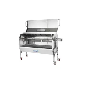 Supplier customized great selling professional quality charcoal gas BBQ grill restaurant S.S 304 roast chicken fish outdoor home