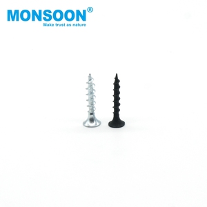 Phần cứng tự khai thác đồ nội thất gỗ Fastener M3.5 M5 Phillips qua chủ đề tốt Đen phosphated tấm thạch cao vách thạch cao vít - Product Image 5