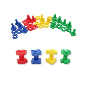YIIYO Set di bulloni e dadi educativi giocattoli illuminanti a vite di plastica giocattoli a forma di dadi e bulloni da <span class=keywords><strong>gioco</strong></span> - Product Image 2