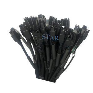 อุปกรณ์เสริมที่ใช้งานได้จริงสำหรับเมนบอร์ดสายเคเบิล4ขาตัวระบายความร้อน1/2/3/4ช่องตัวแยกปลอกหุ้มพัดลม CPU PWM พัดลม - Product Image 1