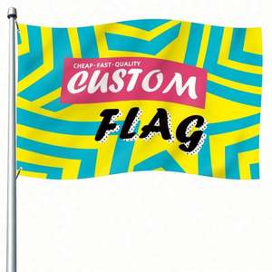 Banderas y Pancartas Personalizadas de Poliéster 100D con Sublimación de Tinta de Alta Calidad para Publicidad - Product Image 2