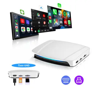 Carlinkit Tbox Uhd 4 G 64 GB Android Auto-CarPlay ai Box hdmi USB drahtloser CarPlay-Adapter Android 13 für YouTube Netflix und Tiktok