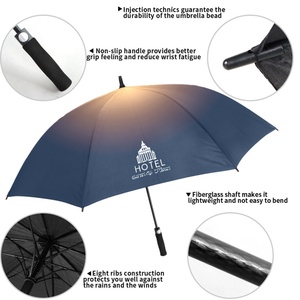 Heavy Duty Commercial <b>Umbrella</b> Grade Stormy Weather Extreme Golf <b>Umbrella</b> for Wind Protection Reinforced Steel Structure - Product Image 2