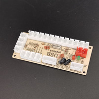 Zéro retard Arcade USB Encodeur Joystick Panneau de commande pour MAME Gaming Espagnol Japonais Support Circuit imprimé en matière plastique