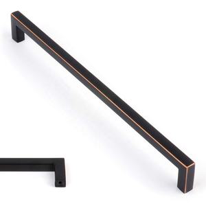 <span class=keywords><strong>Barre</strong></span> Carrée <span class=keywords><strong>solide</strong></span> Poignée D'armoire 8.8 Pouces/224mm Bronze Huilé <span class=keywords><strong>Traction</strong></span> pour Placard <span class=keywords><strong>De</strong></span> Cuisine Commode <span class=keywords><strong>de</strong></span> Chambre tiroir - Product Image 1