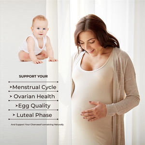 Ingrédients naturels Suppléments vitaminiques prénataux pour l'ovulation, la conception et l'équilibre hormonal Comprimés de soutien pour la fertilité féminine - Product Image 2