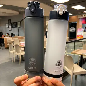 Top Seller 850ml 29oz Double Wall None Toxic Tritan Frosted Tritan Water Bottle with Spout Lid and Handle