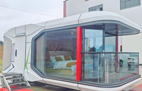 Maisons préfabriquées portables de luxe conçues sur mesure Space Pods mobiles Maisons capsules portables haut de gamme