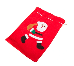 Bolsas de Navidad Grandes de Buena Calidad con Logotipo Personalizado al por Mayor, Bolsas Rojas para Decoración Navideña - Product Image 3