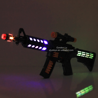 Fusil Mitrailleur Jouet Lumineux de 19 Pouces pour Jeu de Rôle Soldat Cosplay avec Son
