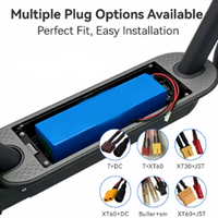 Batterie au lithium rechargeable personnalisée 36V 10Ah 20Ah 30Ah 40Ah avec BMS intégré pour trottinette électrique, vélo électrique, stockage solaire