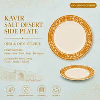 Assiette à dessert en mélamine OEM ODM en gros, empilable et durable, pour la maison, les cadeaux, les mariages, les cafés, les pâtisseries